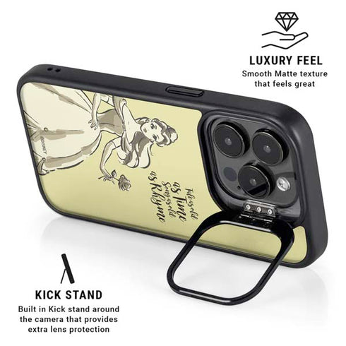 Disney Princess Belle Tale As Old As Time Art iPhone 16 Pro Kickstand Case